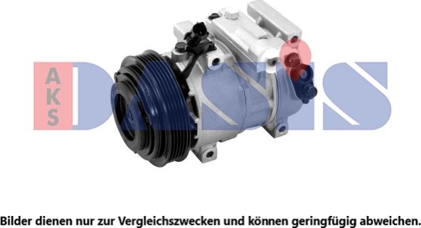 AKS Dasis 852667N - Compressor, air conditioning autospares.lv