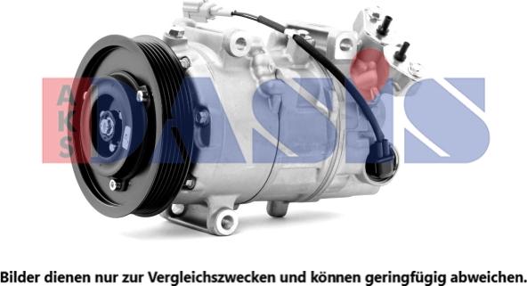 AKS Dasis 852609N - Compressor, air conditioning autospares.lv