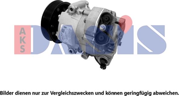 AKS Dasis 852603N - Compressor, air conditioning autospares.lv