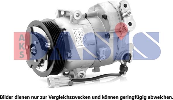 AKS Dasis 852602N - Compressor, air conditioning autospares.lv