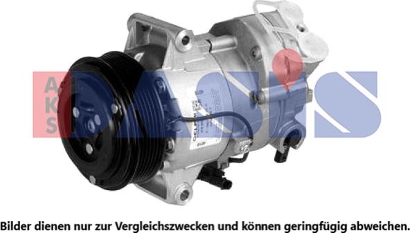 AKS Dasis 852689N - Compressor, air conditioning autospares.lv