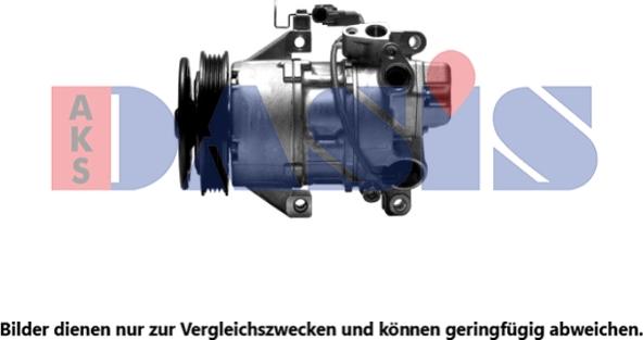 AKS Dasis 852631N - Compressor, air conditioning autospares.lv