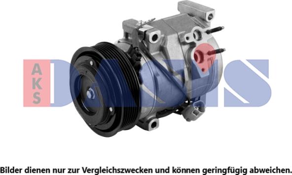 AKS Dasis 852638N - Compressor, air conditioning autospares.lv