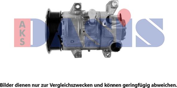 AKS Dasis 852620N - Compressor, air conditioning autospares.lv