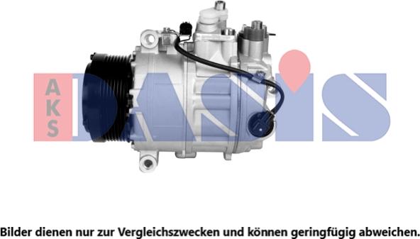 AKS Dasis 852018N - Compressor, air conditioning autospares.lv