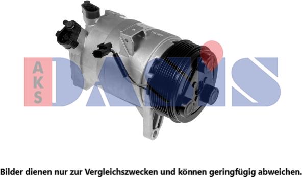 AKS Dasis 852150N - Compressor, air conditioning autospares.lv