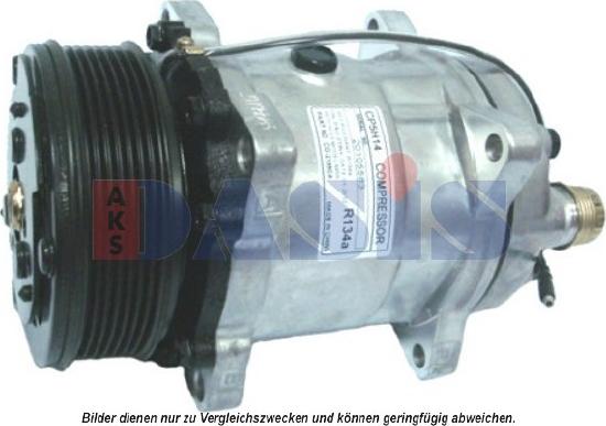 AKS Dasis 852167N - Compressor, air conditioning autospares.lv