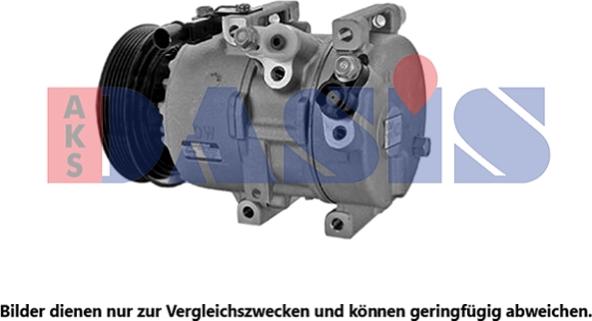 AKS Dasis 852100N - Compressor, air conditioning autospares.lv