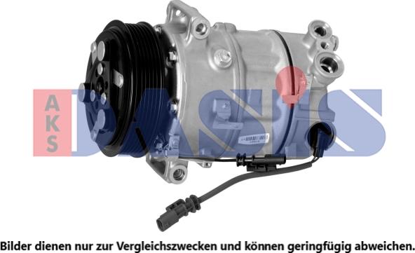 AKS Dasis 852845N - Compressor, air conditioning autospares.lv