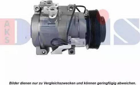 AKS Dasis 852852N - Compressor, air conditioning autospares.lv