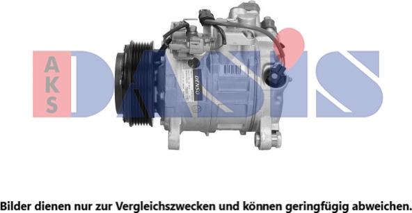 AKS Dasis 852802N - Compressor, air conditioning autospares.lv