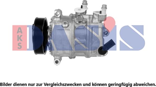 AKS Dasis 852884N - Compressor, air conditioning autospares.lv