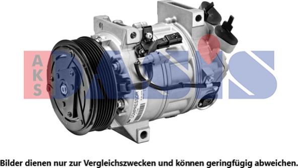 AKS Dasis 852887N - Compressor, air conditioning autospares.lv