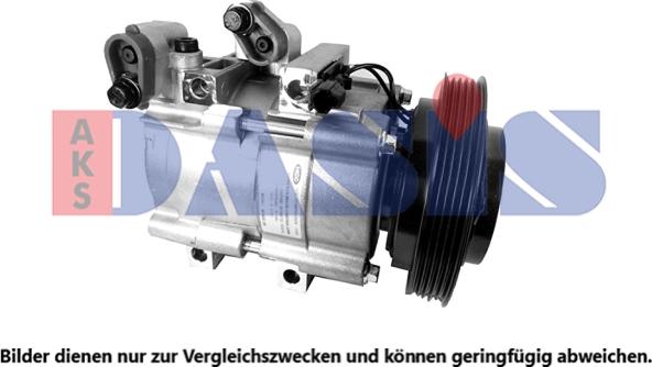 AKS Dasis 852833N - Compressor, air conditioning autospares.lv