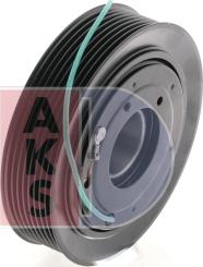 AKS Dasis 852252N - Magnetic Clutch, air conditioner compressor autospares.lv