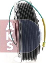 AKS Dasis 852252N - Magnetic Clutch, air conditioner compressor autospares.lv