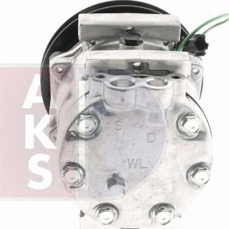 AKS Dasis 852790N - Compressor, air conditioning autospares.lv