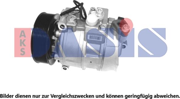 AKS Dasis 852740N - Compressor, air conditioning autospares.lv