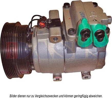 AKS Dasis 852754N - Compressor, air conditioning autospares.lv