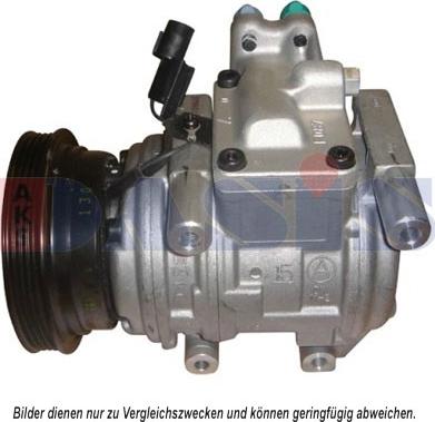 AKS Dasis 852755N - Compressor, air conditioning autospares.lv