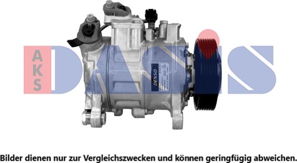 AKS Dasis 852707N - Compressor, air conditioning autospares.lv