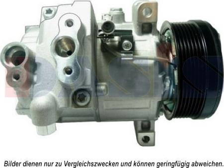 AKS Dasis 852725N - Compressor, air conditioning autospares.lv