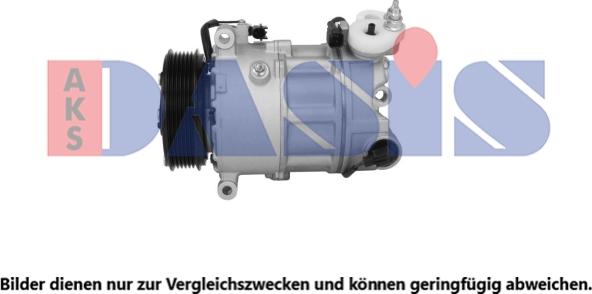 AKS Dasis 852779N - Compressor, air conditioning autospares.lv