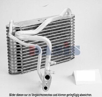 AKS Dasis 820500N - Evaporator, air conditioning autospares.lv