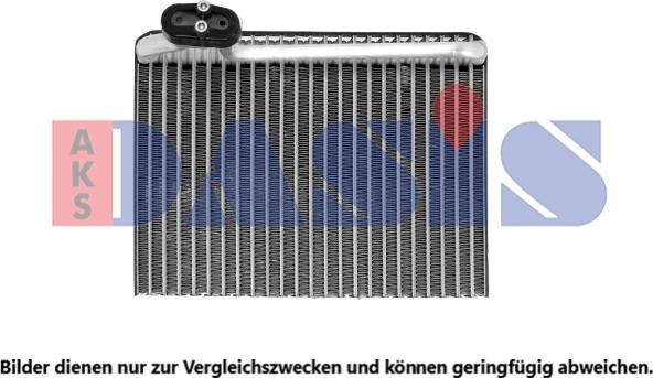 AKS Dasis 820099N - Evaporator, air conditioning autospares.lv