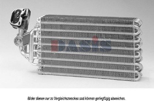 AKS Dasis 820040N - Evaporator, air conditioning autospares.lv