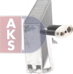 AKS Dasis 820000N - Evaporator, air conditioning autospares.lv