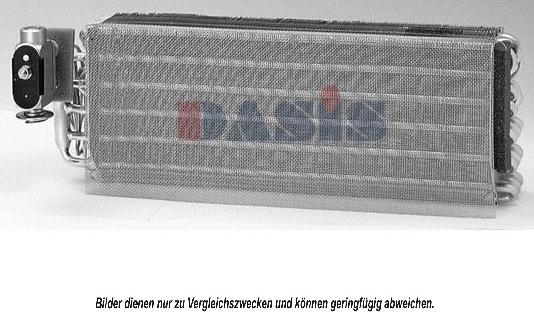 AKS Dasis 820230N - Evaporator, air conditioning autospares.lv