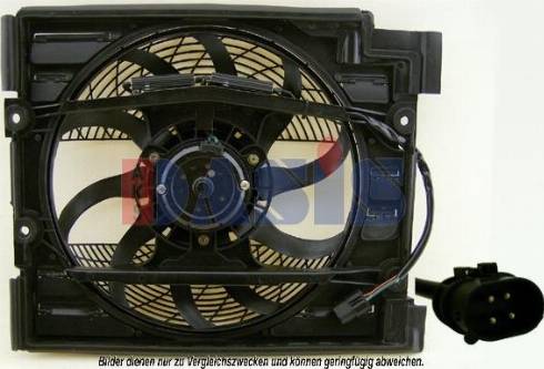 AKS Dasis 870094N - Fan, radiator autospares.lv