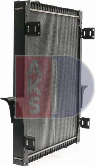 AKS Dasis 390400N - Radiator, engine cooling autospares.lv