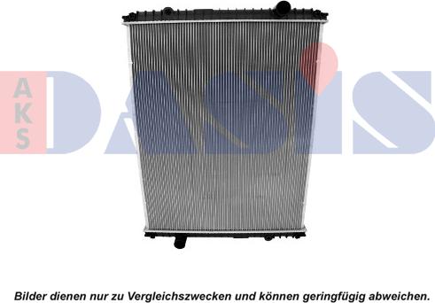 AKS Dasis 390400S - Radiator, engine cooling autospares.lv