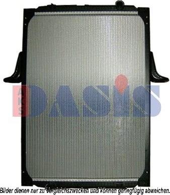 AKS Dasis 390019N - Radiator, engine cooling autospares.lv