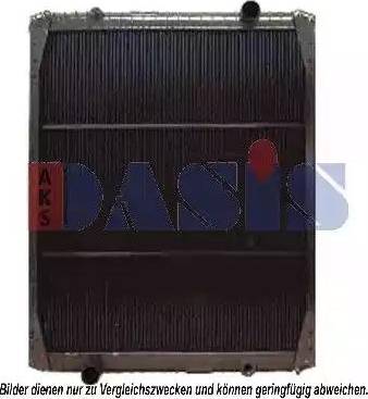 AKS Dasis 390160N - Radiator, engine cooling autospares.lv