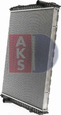 AKS Dasis 390160S - Radiator, engine cooling autospares.lv