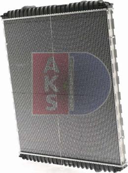 AKS Dasis 390160S - Radiator, engine cooling autospares.lv