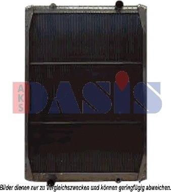 AKS Dasis 390290N - Radiator, engine cooling autospares.lv