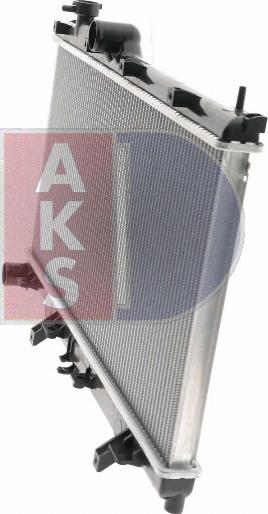 AKS Dasis 350049N - Radiator, engine cooling autospares.lv