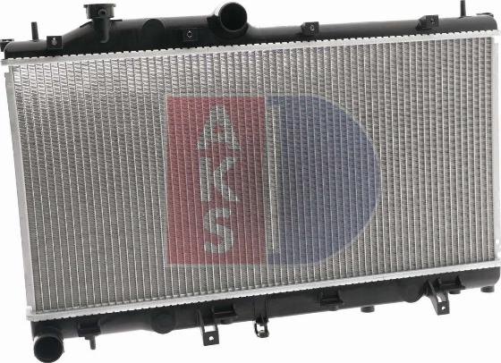 AKS Dasis 350049N - Radiator, engine cooling autospares.lv