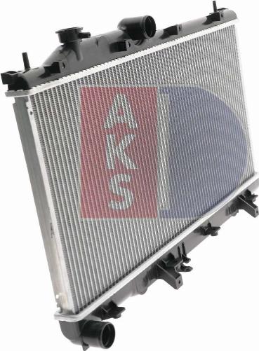 AKS Dasis 350049N - Radiator, engine cooling autospares.lv