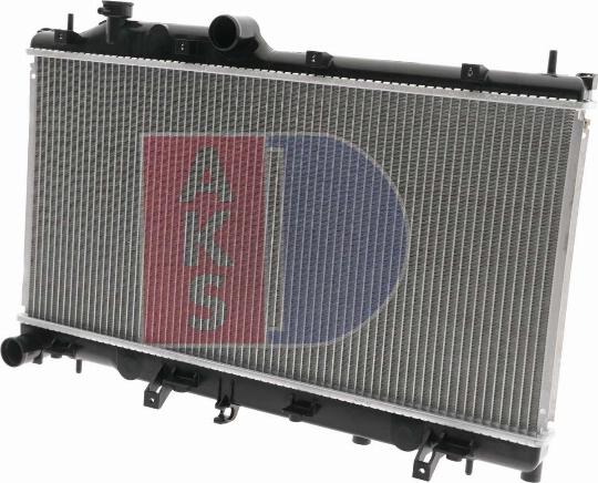 AKS Dasis 350049N - Radiator, engine cooling autospares.lv