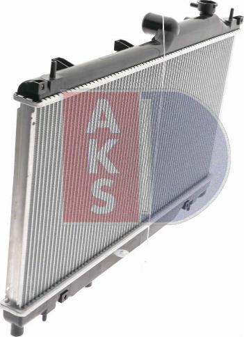 AKS Dasis 350049N - Radiator, engine cooling autospares.lv