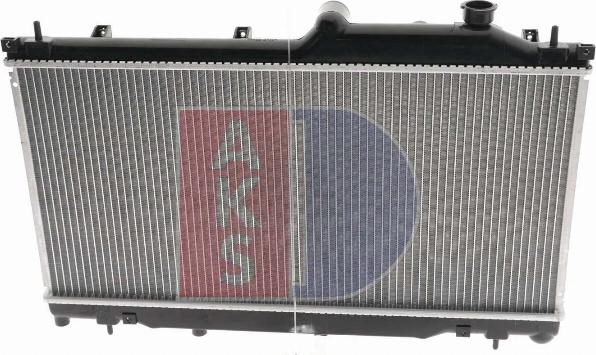 AKS Dasis 350049N - Radiator, engine cooling autospares.lv