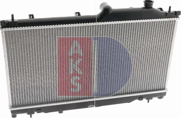 AKS Dasis 350049N - Radiator, engine cooling autospares.lv