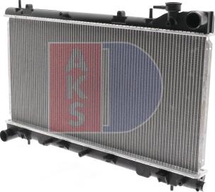 AKS Dasis 350015N - Radiator, engine cooling autospares.lv