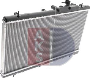 AKS Dasis 350032N - Radiator, engine cooling autospares.lv