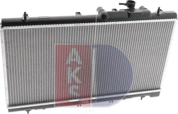 AKS Dasis 350032N - Radiator, engine cooling autospares.lv